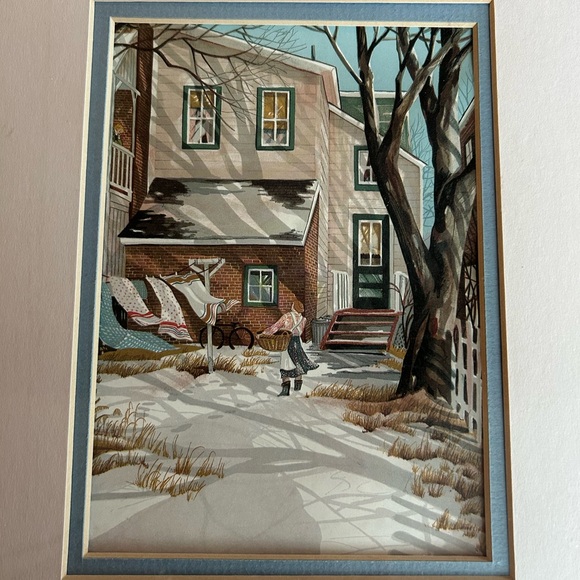 Vintage Framed Print by Trisha Romance. “Speaking of Spring”. Painted in 1978. - Picture 4 of 10